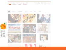 Tablet Screenshot of fullorange.com
